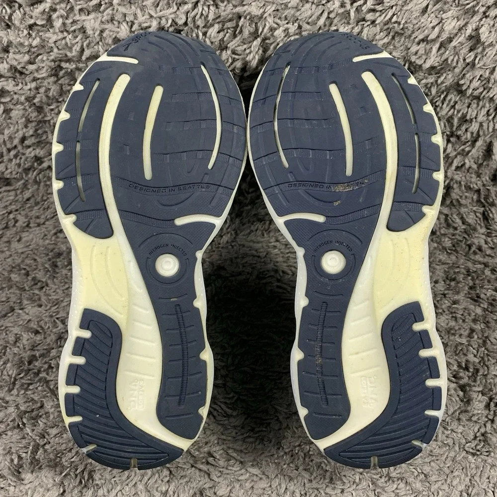Brooks Glycerin 20 Womens Size 10 B Blue Gray White Athletic Running Sneakers
